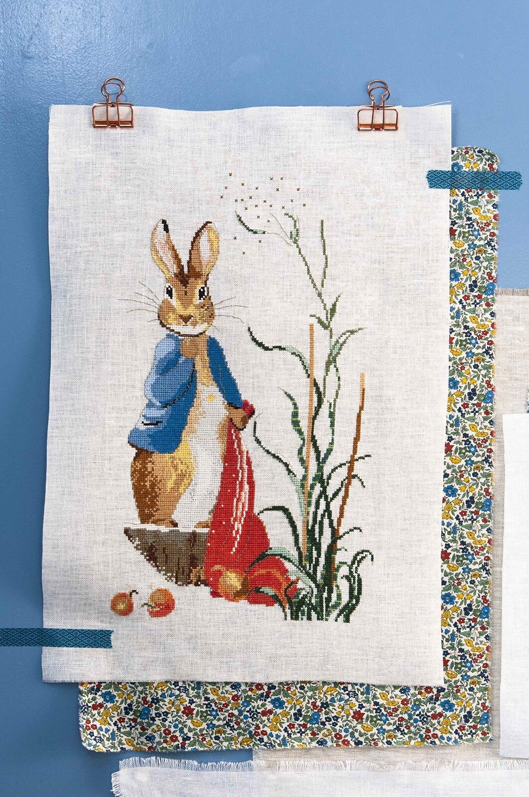 Pierrot-Lapin n°3 au point de croix FRENCH VERSION CROSS STITCH MAGAZINE