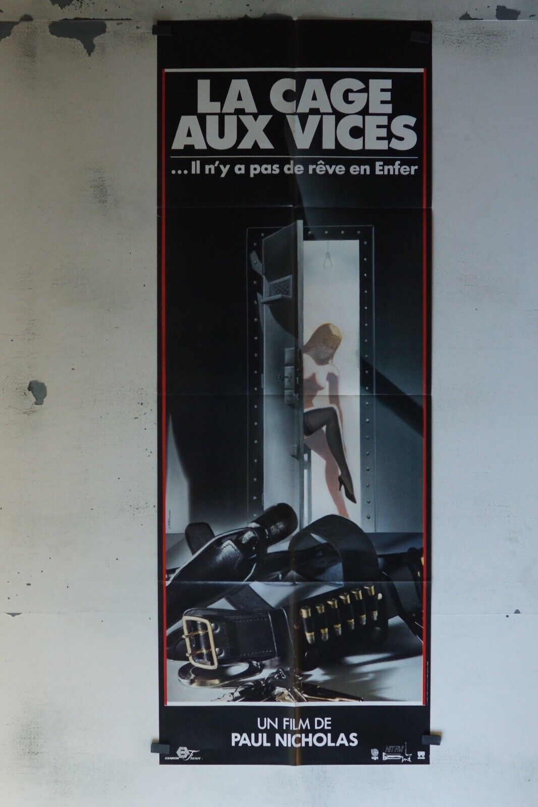 LA CAGE AUX VICES MOVIE POSTER ORIGINAL 60x160 PAUL NICHOLAS
