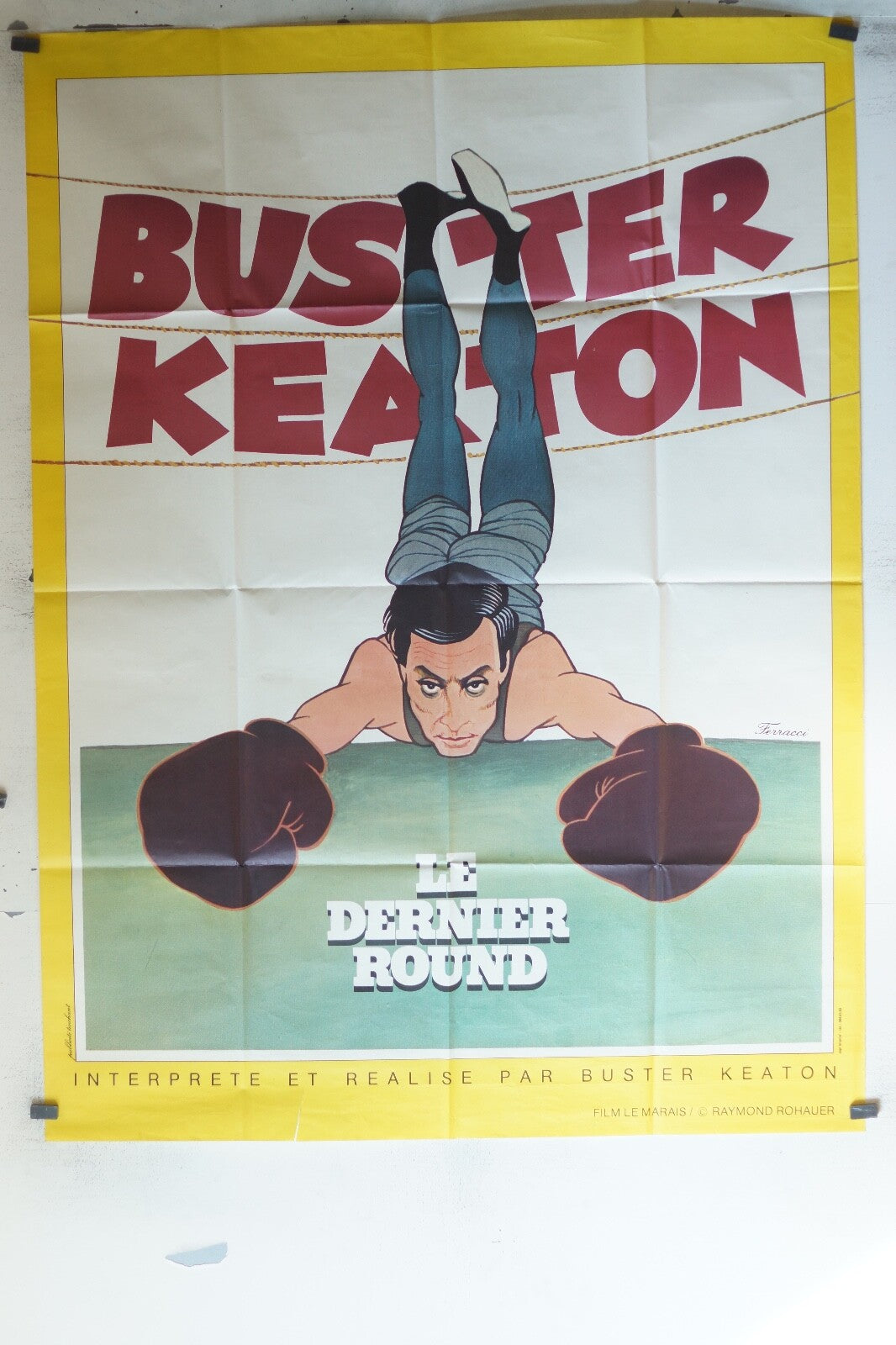 DERNIER ROUND ORIGINAL MOVIE POSTER 120x160 Buster Keaton , Sally O’neil