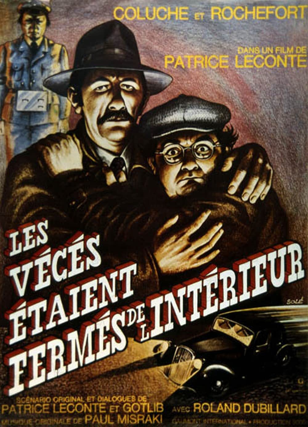 VECES ETAIENT FERMES DE L’INTERIEUR movie poster ORIGINAL 120x160