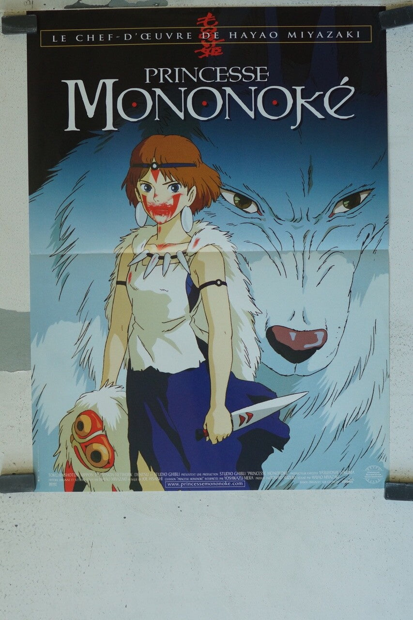 PRINCESSE MONONOKÉ ORIGINAL 40x60 HAYAO MIYAZAKI