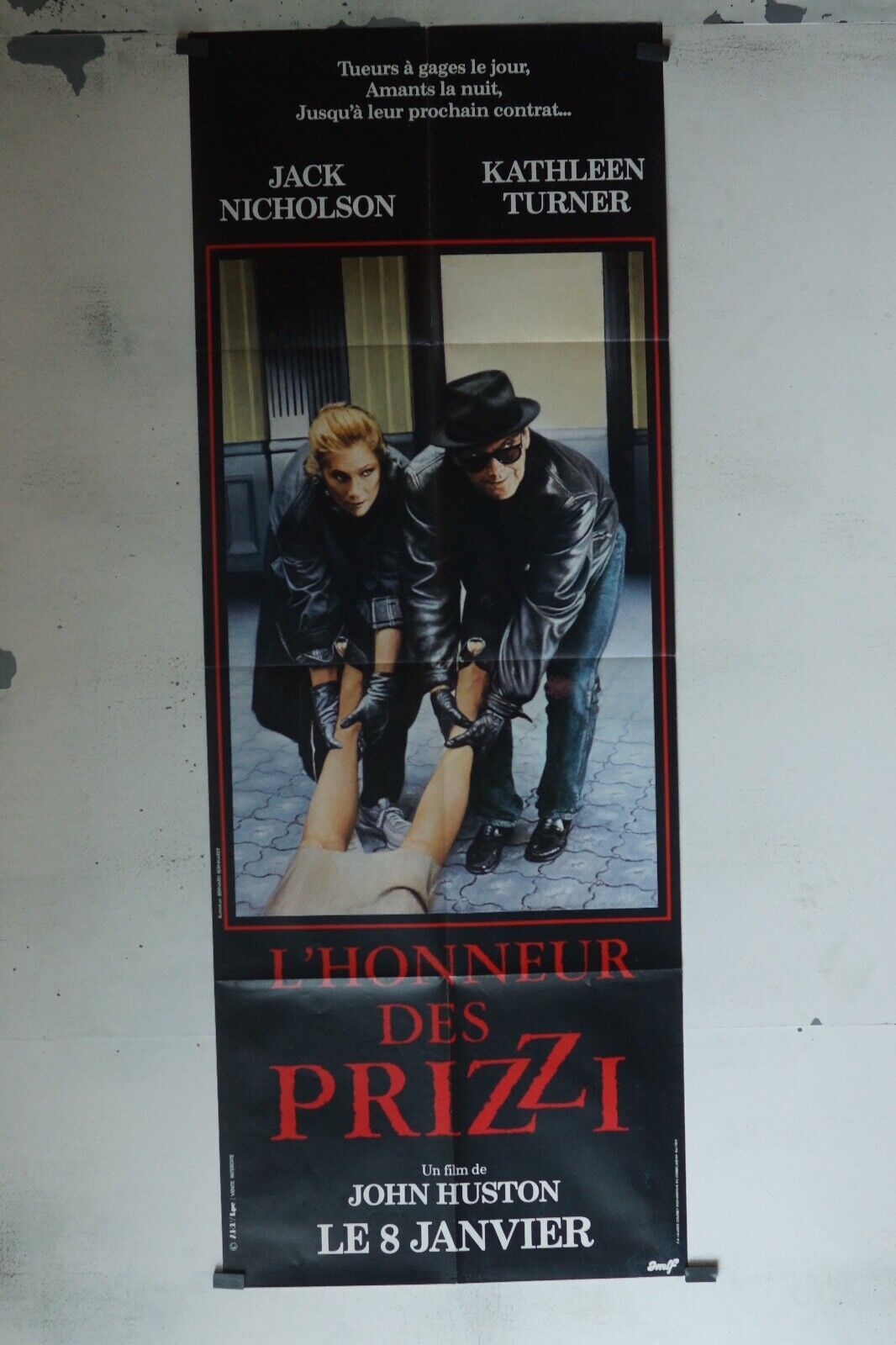 L’HONNEUR DES PRIZZI MOVIE POSTER ORIGINAL 60x160 JACK NICHOLSON
