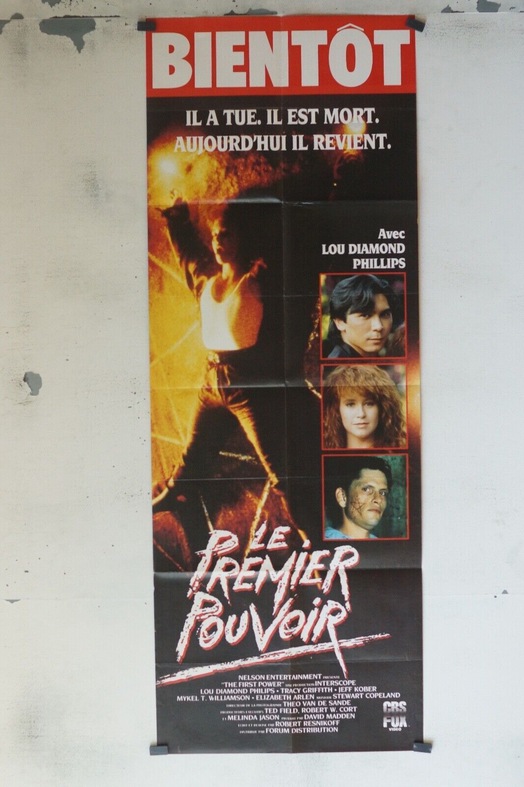 LE PREMIER POUVOIR 60x160 ORIGINAL POSTER LOU DIAMOND