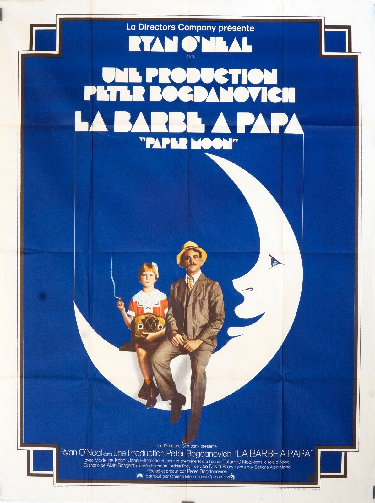 LA BARBE A PAPA MOVIE POSTER ORIGINAL 120x160 RYAN O’NEAL