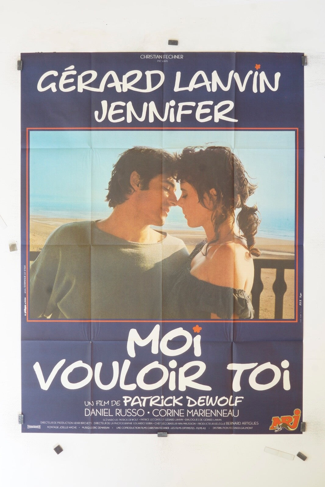 MOI, VOULOIR TOI GERARD LANVIN MOVIE POSTER ORIGINAL 120x160