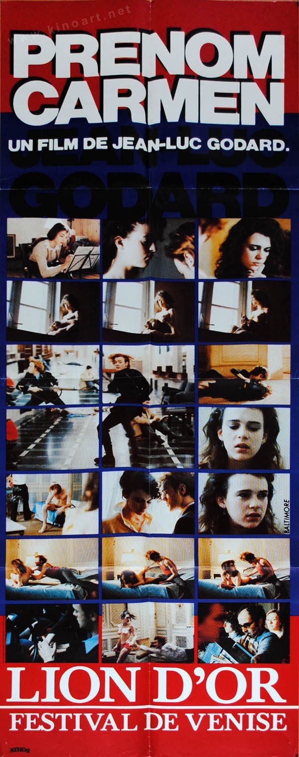 PRENOM CARMEN (60X100), JEAN LUC GODARD ORIGINAL MOVIE POSTER