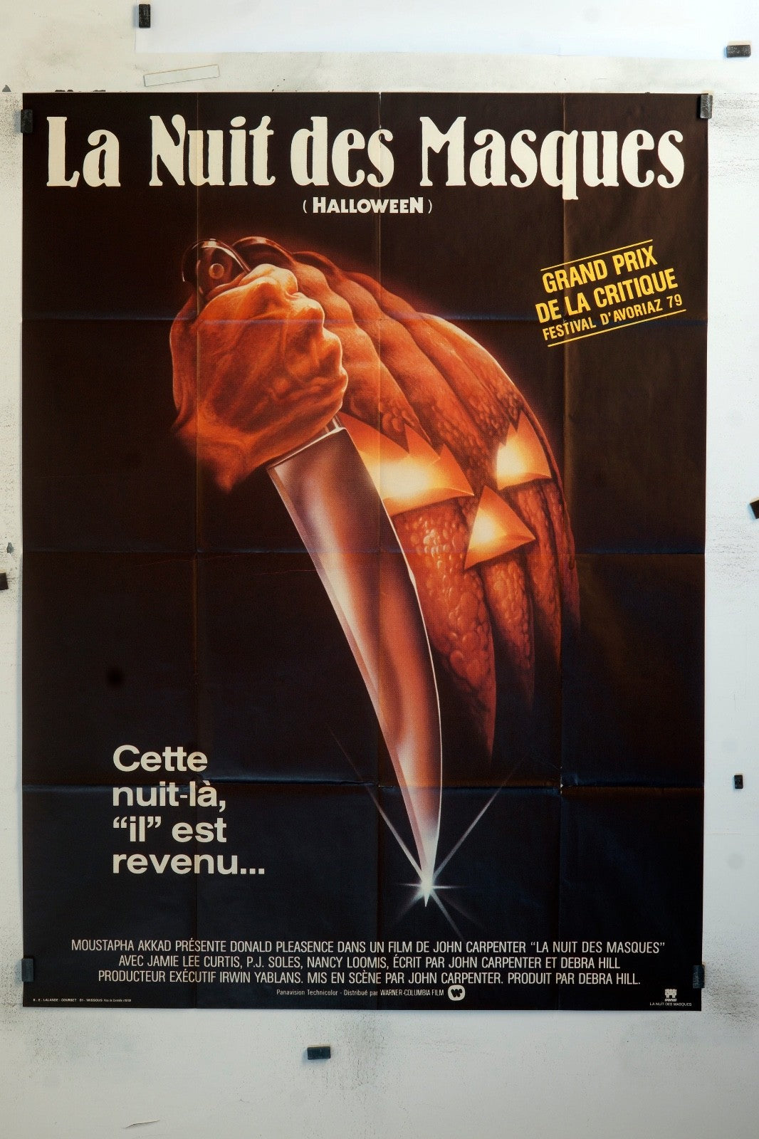 LA NUIT DES MAQUES JOHN CARPENTER MOVIE POSTER ORIGINAL120x160