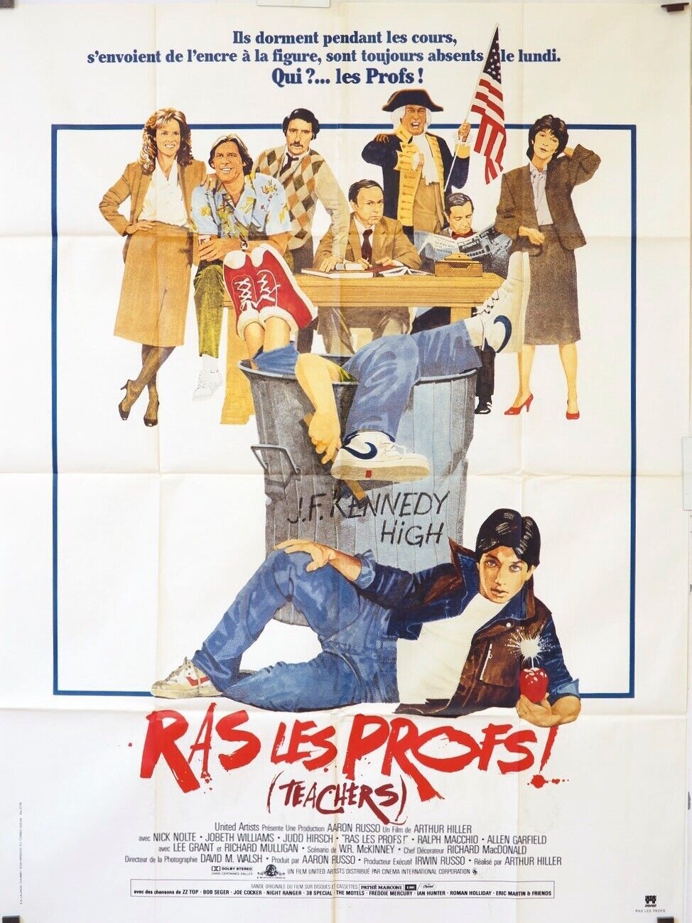 RAS LES PROFS MOVIE POSTER ORIGINAL 120x160 NICK NOLTE