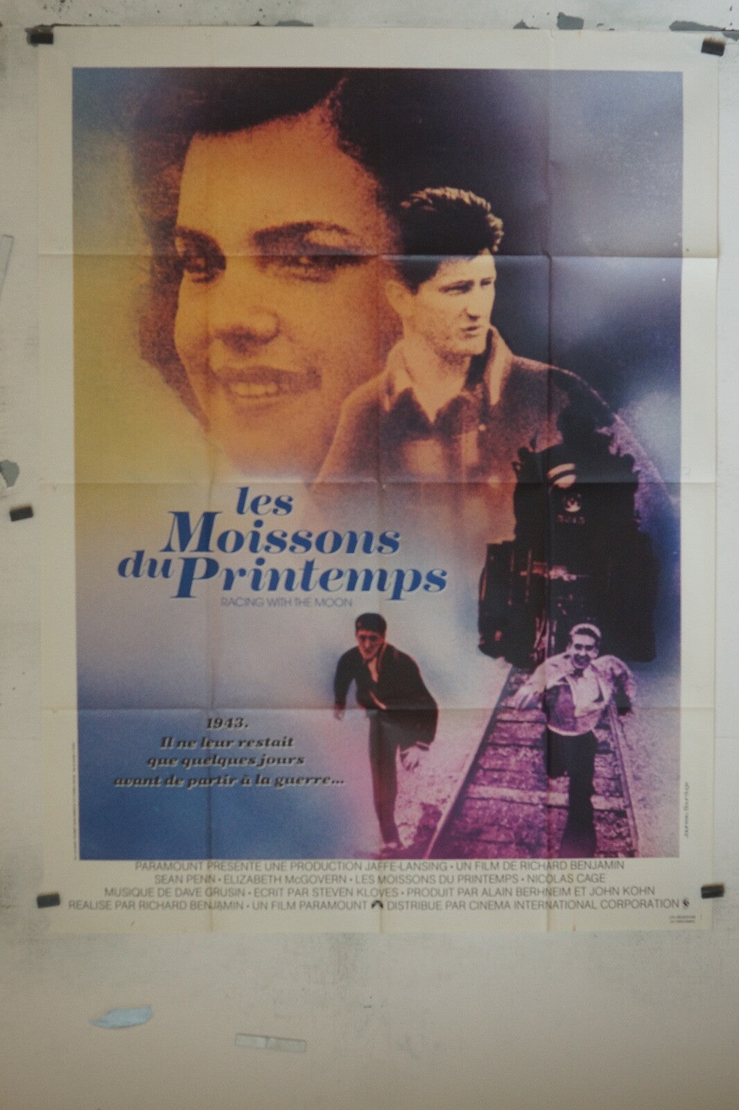 LES MOISSONS DU PRINTEMPS ORIGINAL 120x160 SEAN PENN