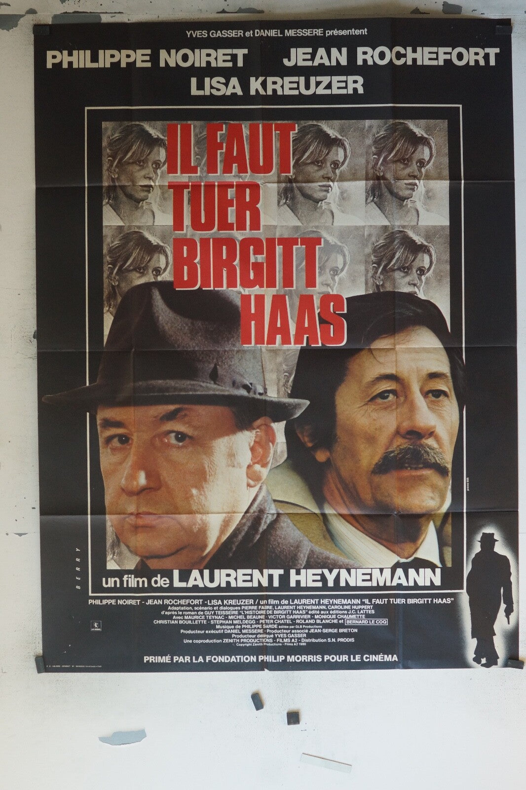 IL FAUT TUER BIRGITT HAAS MOVIE POSTER ORIGINAL 120x160 PHILIPPE NOIRET
