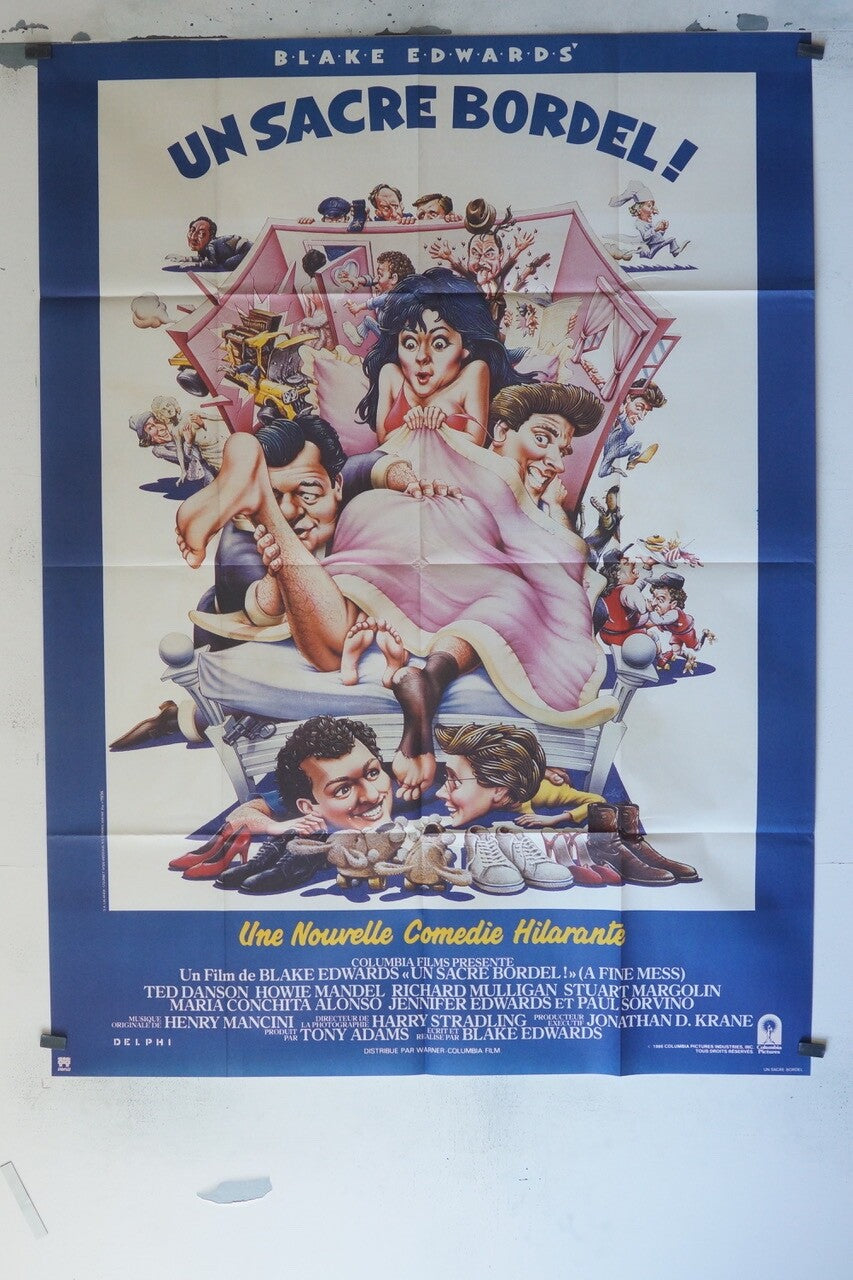 UN SACRÉ BORDEL ORIGINAL MOVIE POSTER 120x160 TED DANSON – HOWIE MANDEL