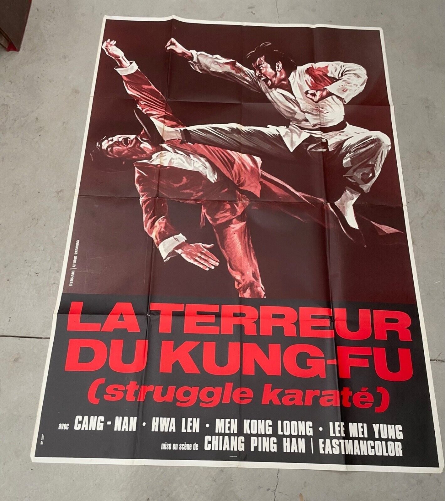 LA TERREUR DU KUNG-FU ORIGINAL (120X160) GANG-MAN