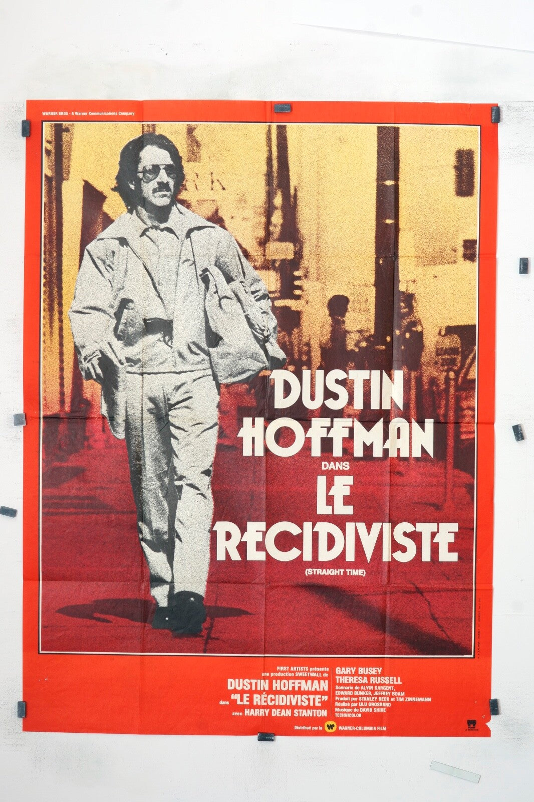 LE RECIDIVISTE DUSTIN HOFFMAN MOVIE POSTER ORIGINAL 120x160