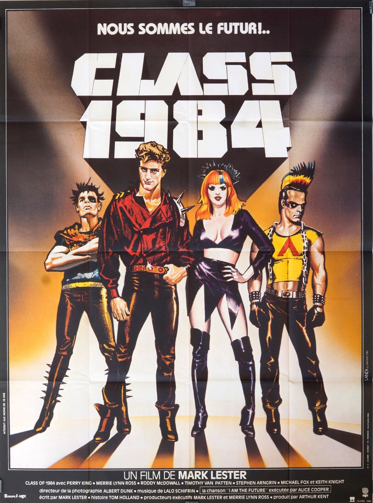 CLASS 1984 MOVIE POSTER ORIGINAL 120x160
