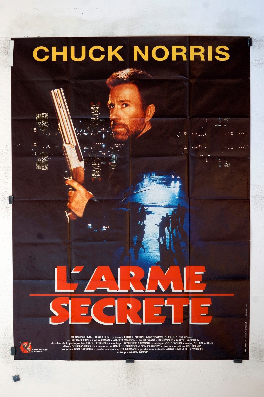 L’ARME SECRETE CHUCK NORRIS MOVIE POSTER ORIGINAL 120x160