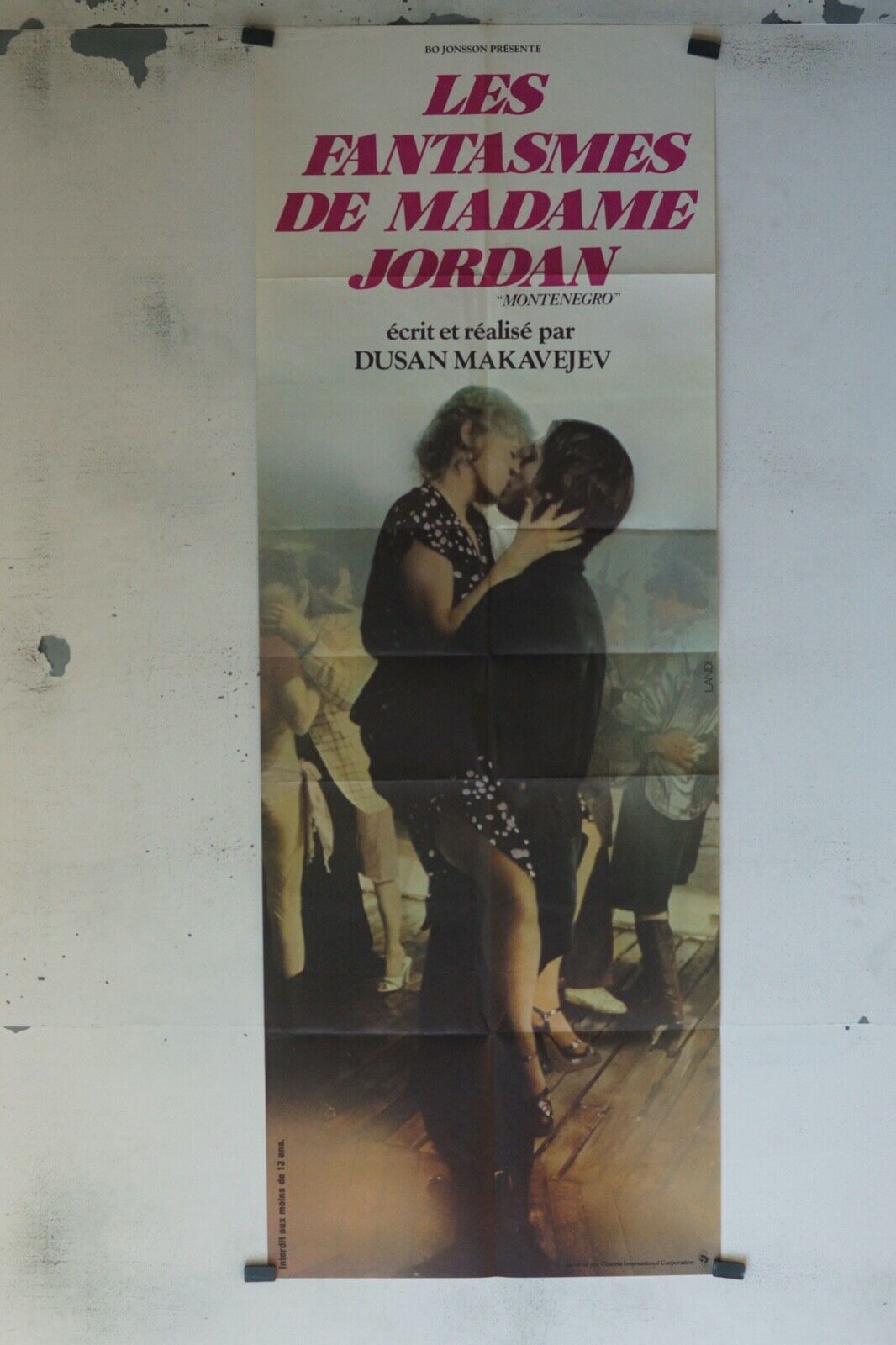 LES FANTASMES DE MADAME JORDAN POSTER ORIGINAL (60x160)
