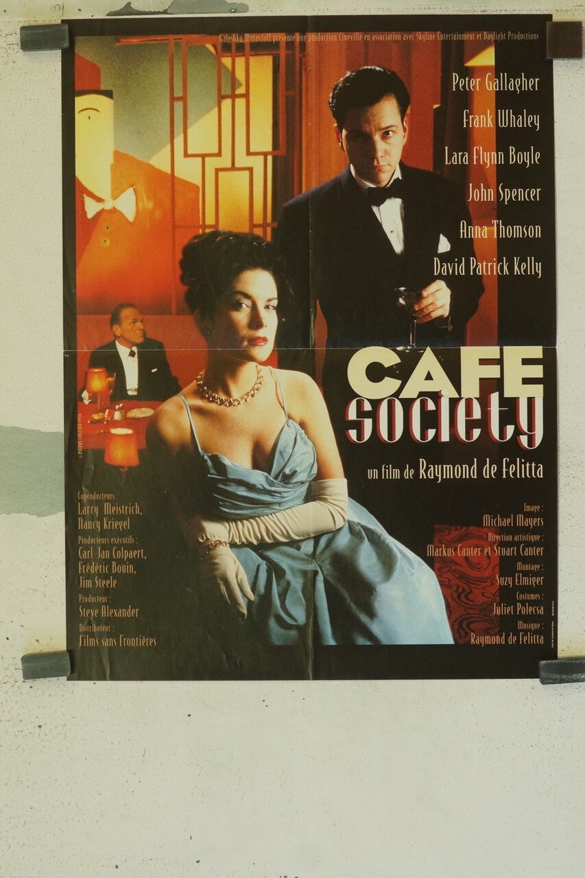 CAFÉ SOCIÉTY ORIGINAL 40x60 PETER GALLAGHER – FRANCK WHALEY