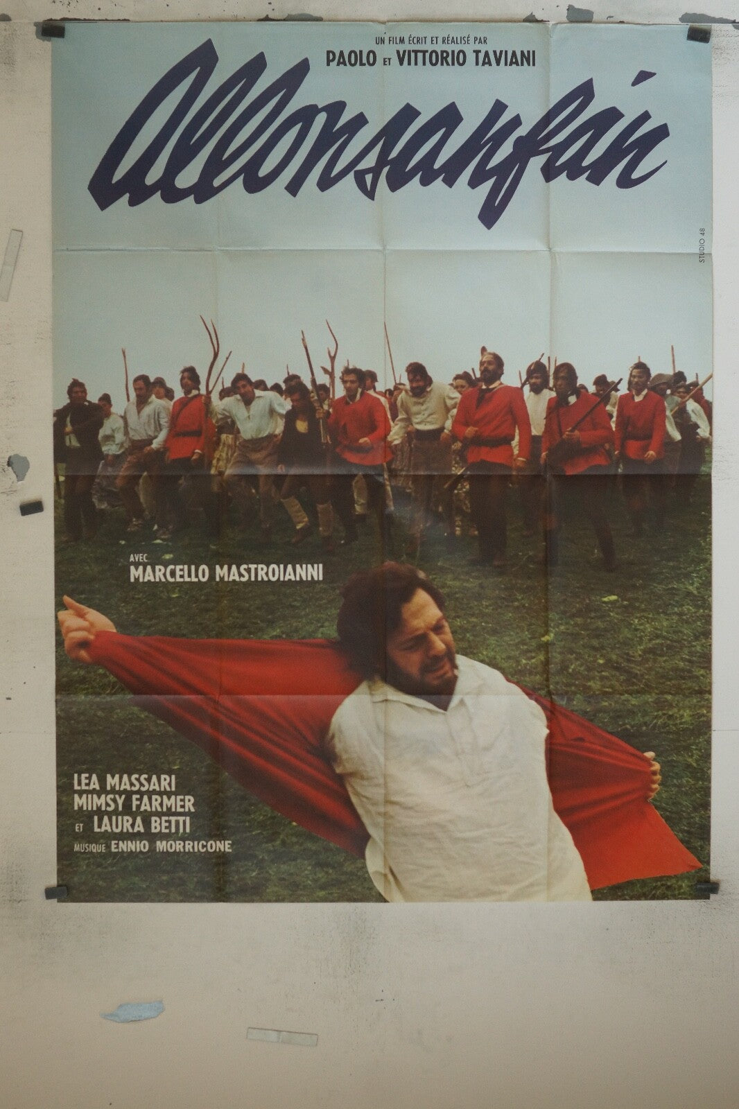 ALLONSANFAN MOVIE POSTER ORIGINAL 120x160 MARCELLO MASTROIANNI