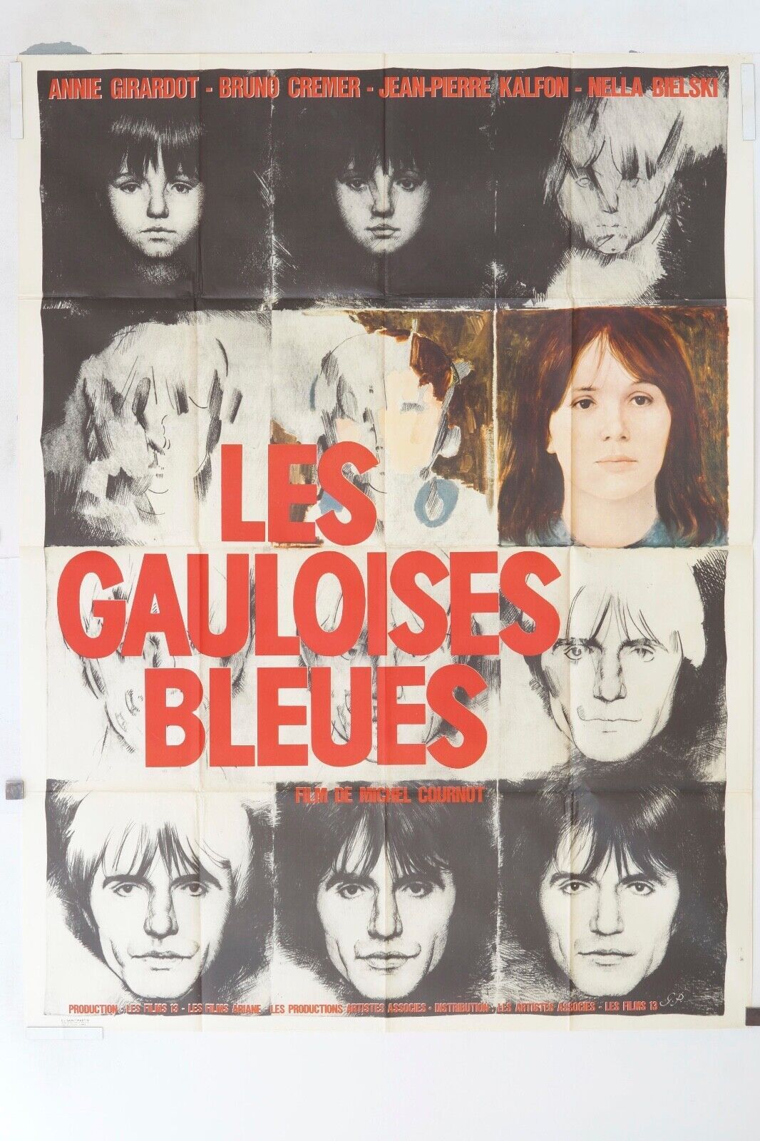 LES GAULOISES BLEUES MOVIE POSTER ORIGINAL 120x160 ANNIE GIRARDOT