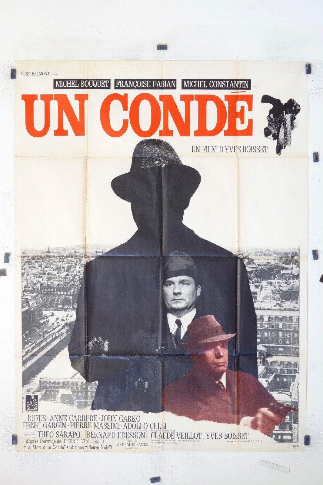 UN CONDÉ MICHEL BOUQUET ORIGINAL MOVIE POSTER 120x160