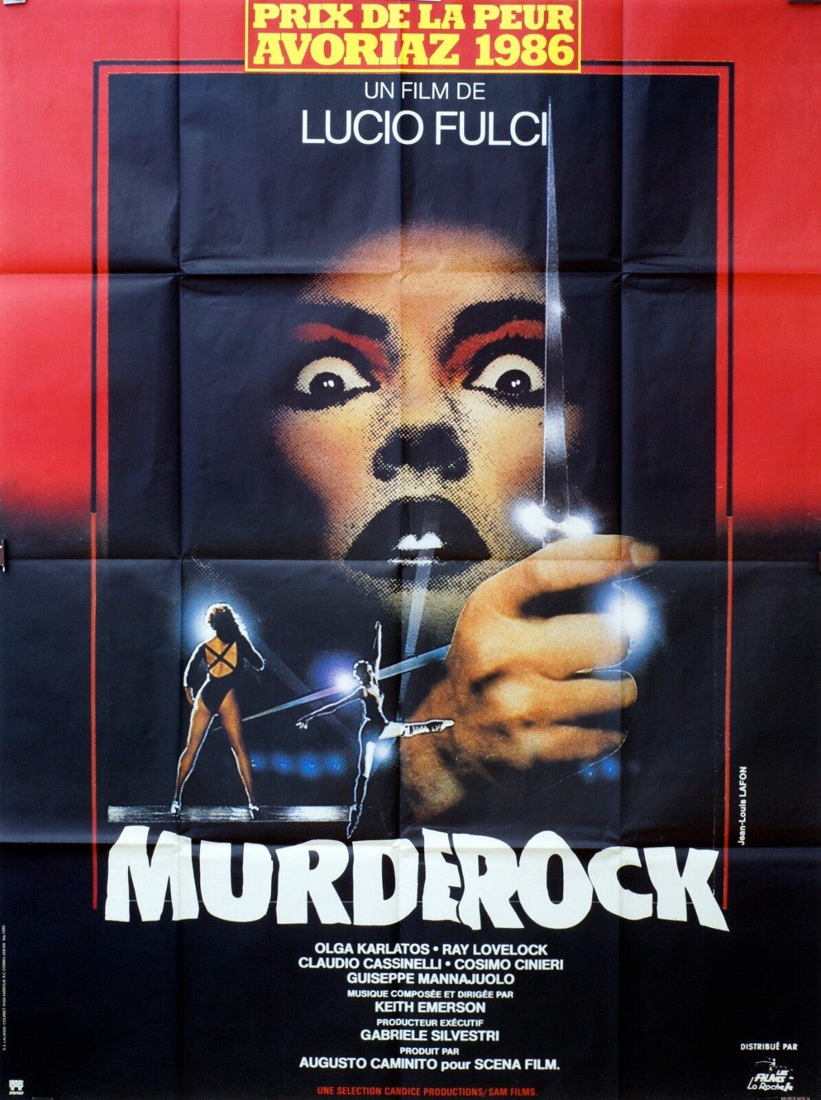 MURDEROCK POSTER ORIGINAL 120x160 OLGA KARKLATOS