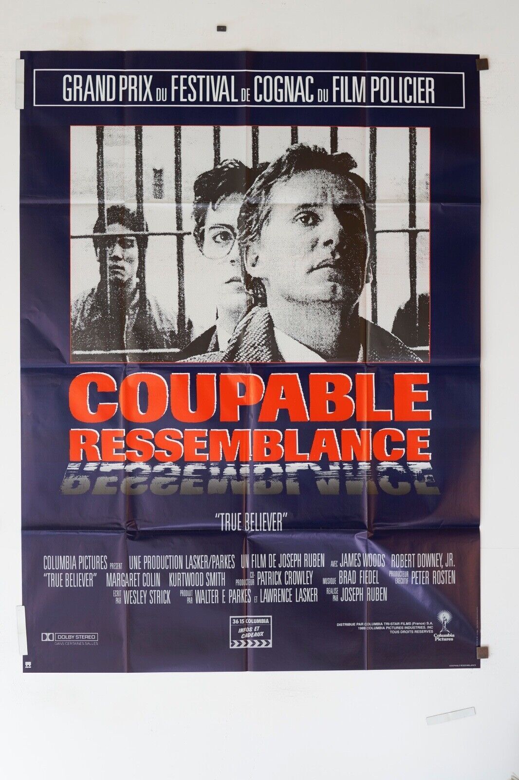 COUPABLE RESSEMBLANCE ORIGINAL 120x160 JAMES WOODS