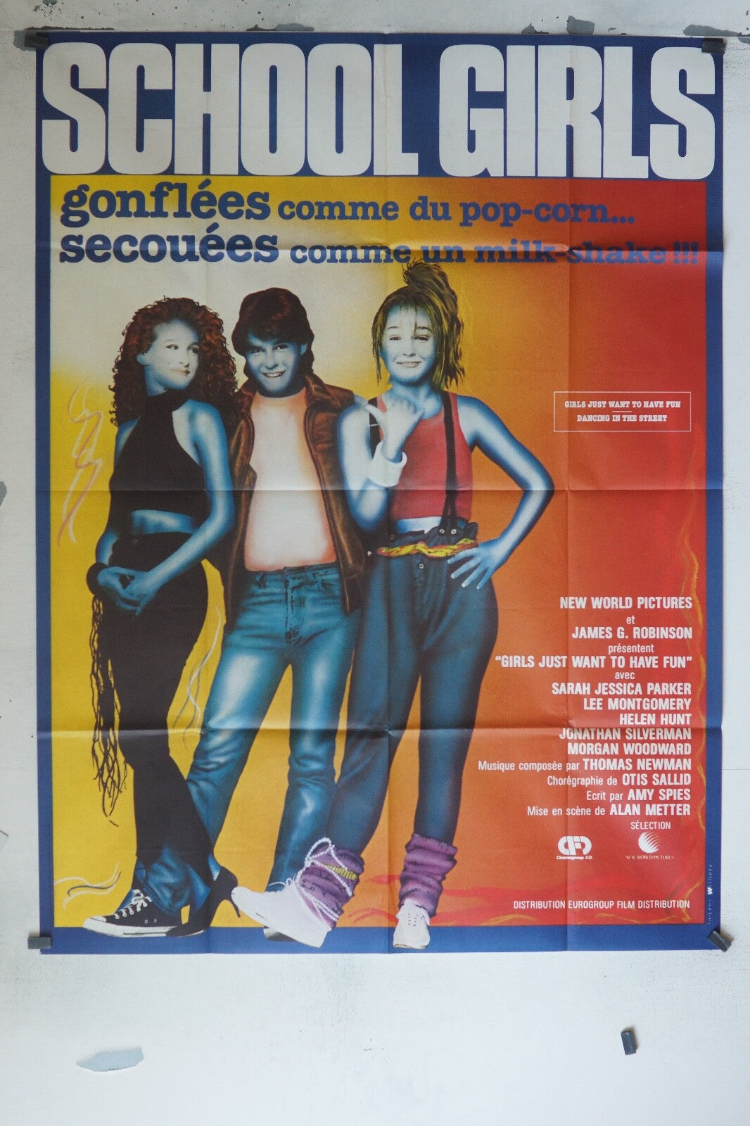 SCHOOL GIRLS MOVIE POSTER ORIGINAL 120x160 SARAH JESSICA PARKER