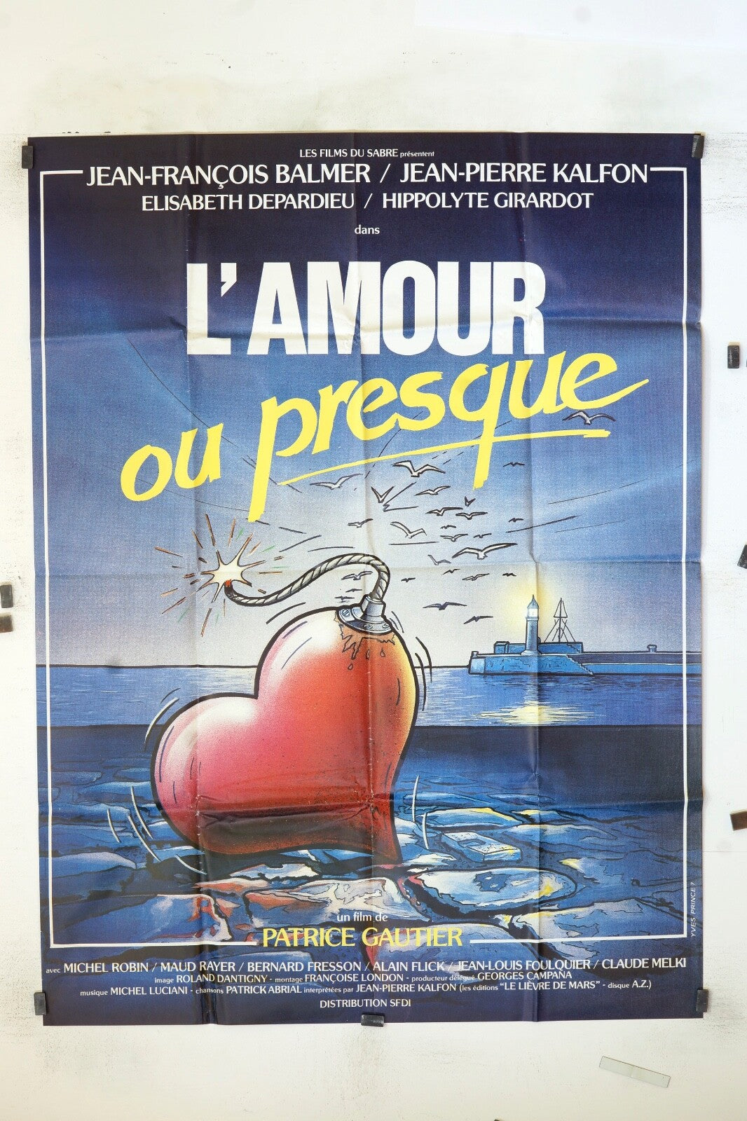 L’AMOUR OU PRESQUE JEAN-FRANCOIS BALMER MOVIE POSTER ORIGINAL 120x160