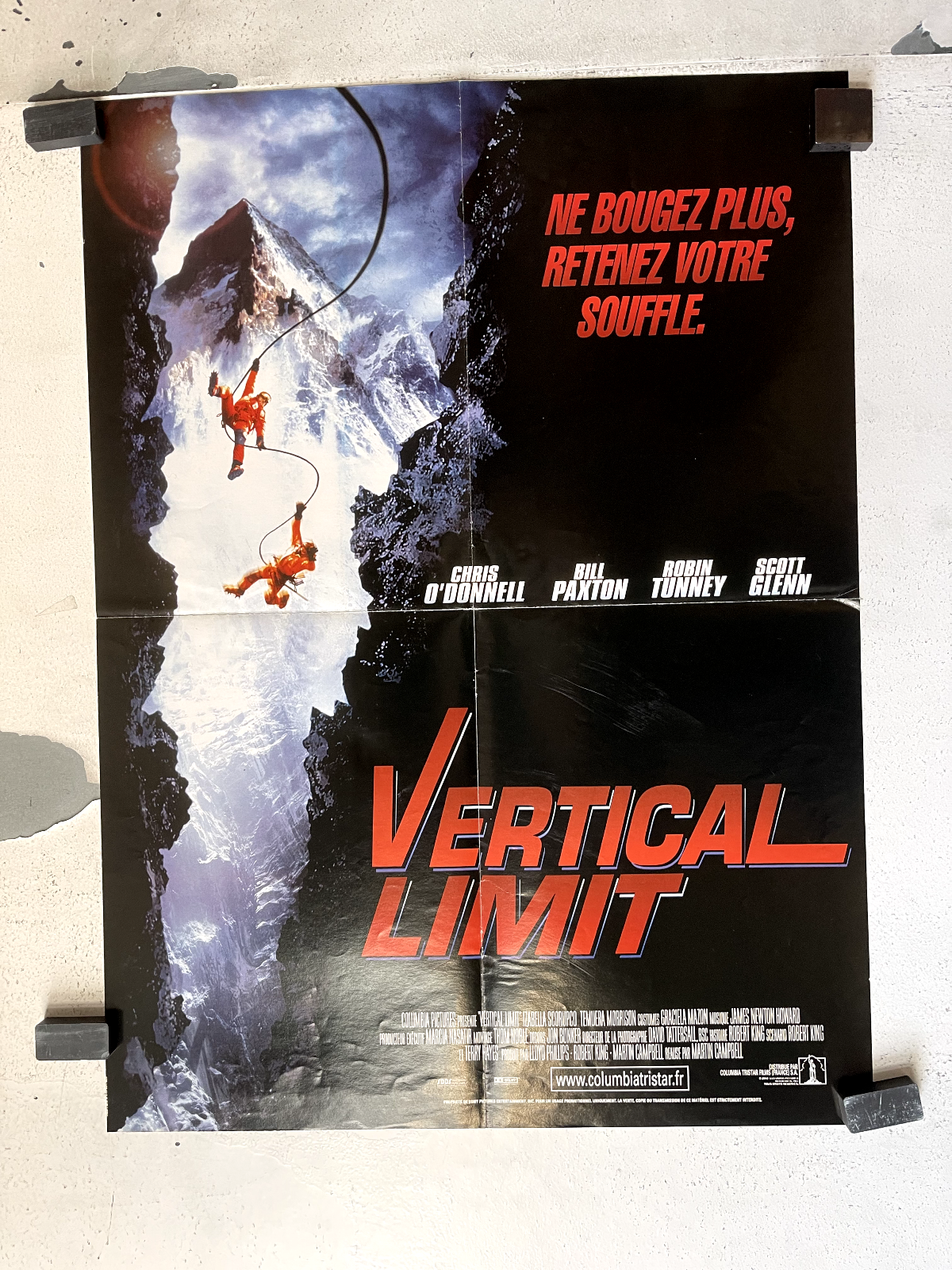 VERTICAL LIMIT POSTER ORIGINAL (40X60) CHRIS O’DONNELL – BILL PAXTON