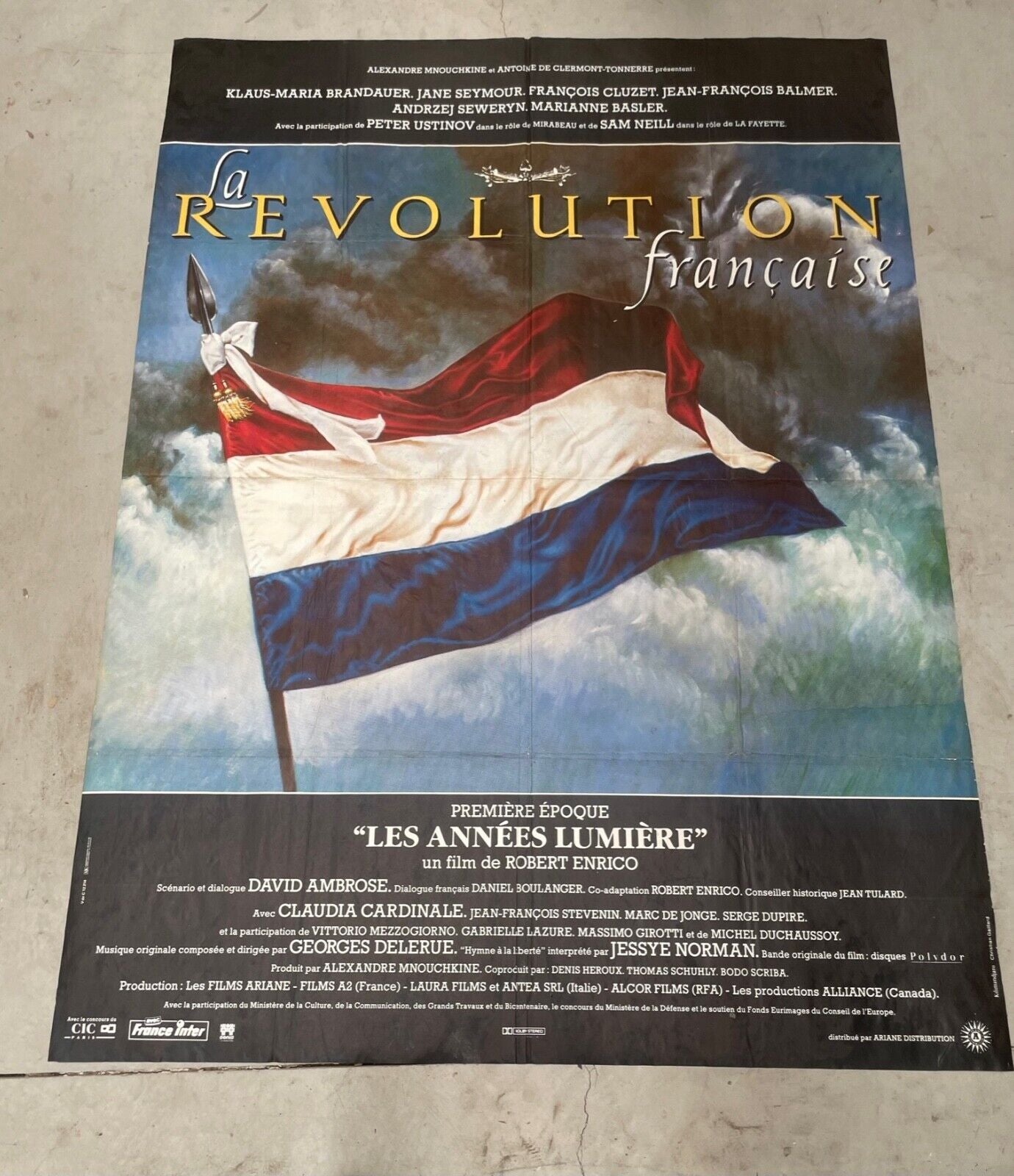 LA RÉVOLUTION FRANCAISE ORIGINAL 120x160 CLAUDIA CARDINALE