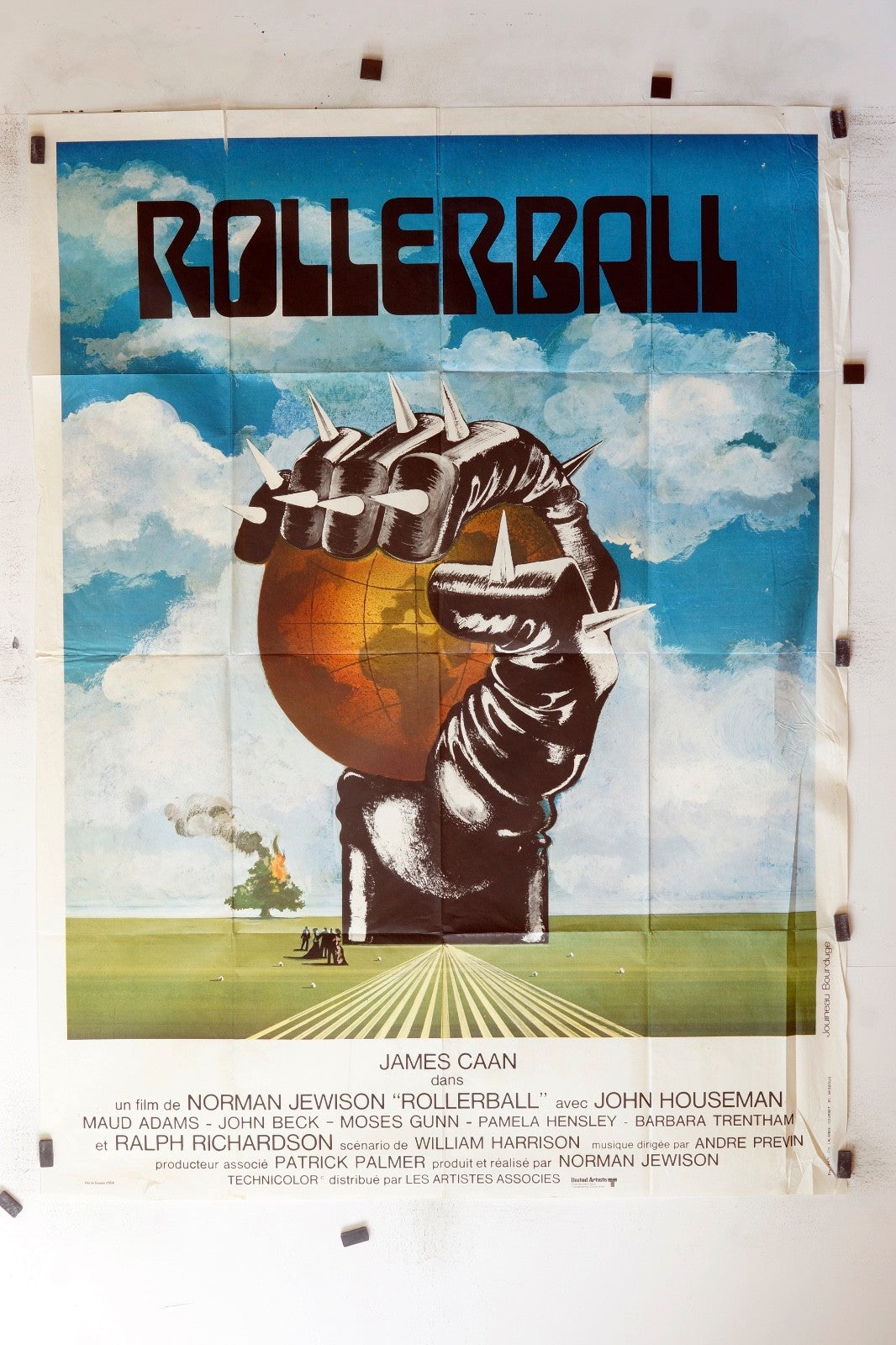 ROLLERBALL MAUD ADAMS MOVIE POSTER 120x160