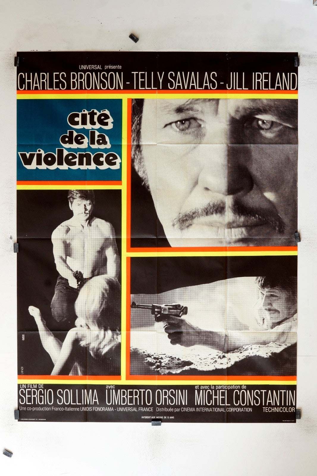 LA CITÉ DE LA VIOLENCE CHARLES BRONSON ORIGINAL MOVIE POSTER 120x160