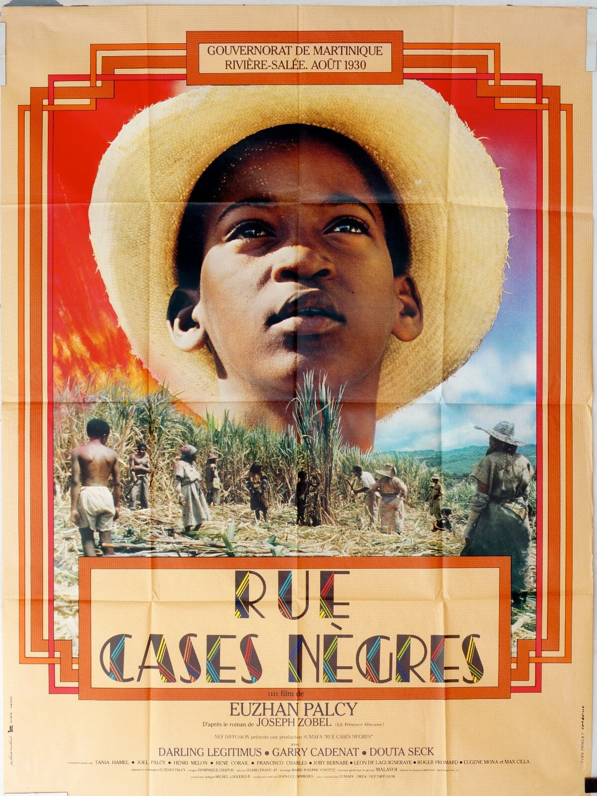 RUE CASES NÈGRES MOVIE POSTER ORIGINAL (120x160) EUZHAN PALCY