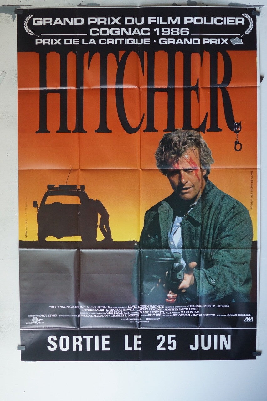 HITCHER MOVIE POSTER ORIGINAL 120x160 JEFFREY DEMUNN