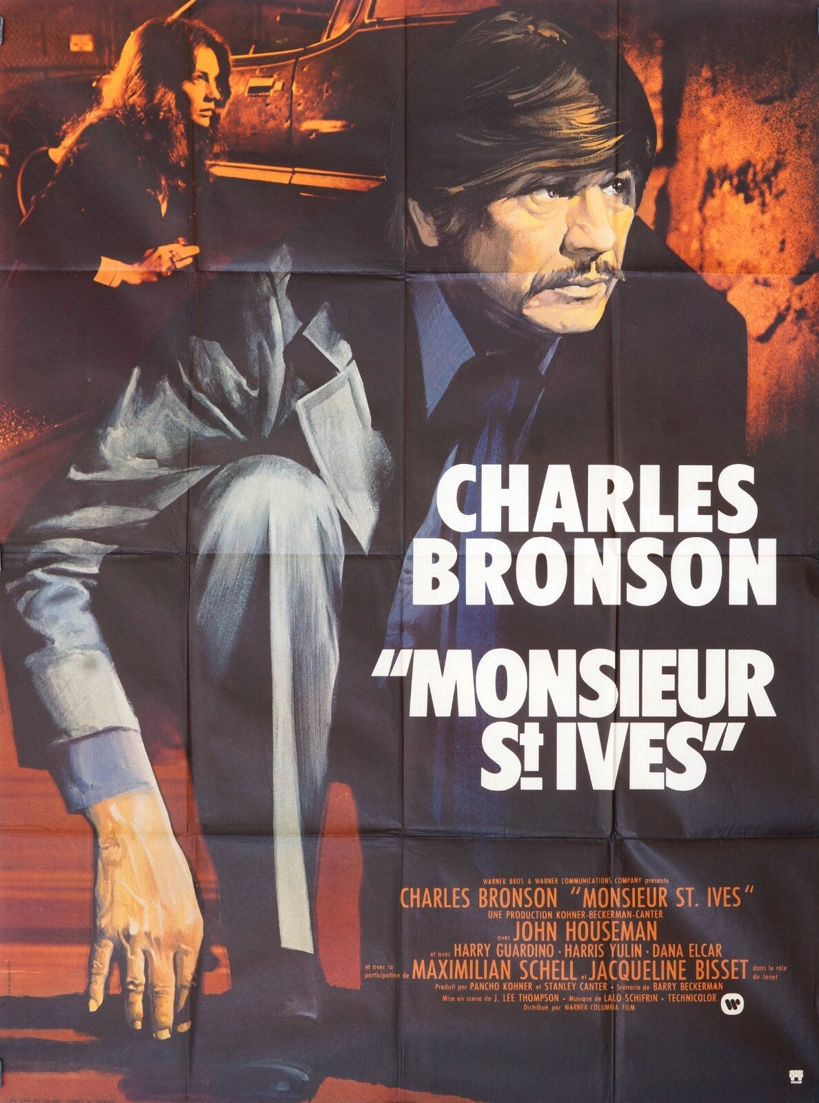 MONSIEUR ST IVES MOVIE POSTER ORIGINAL 120x160 CHARLES BRONSON
