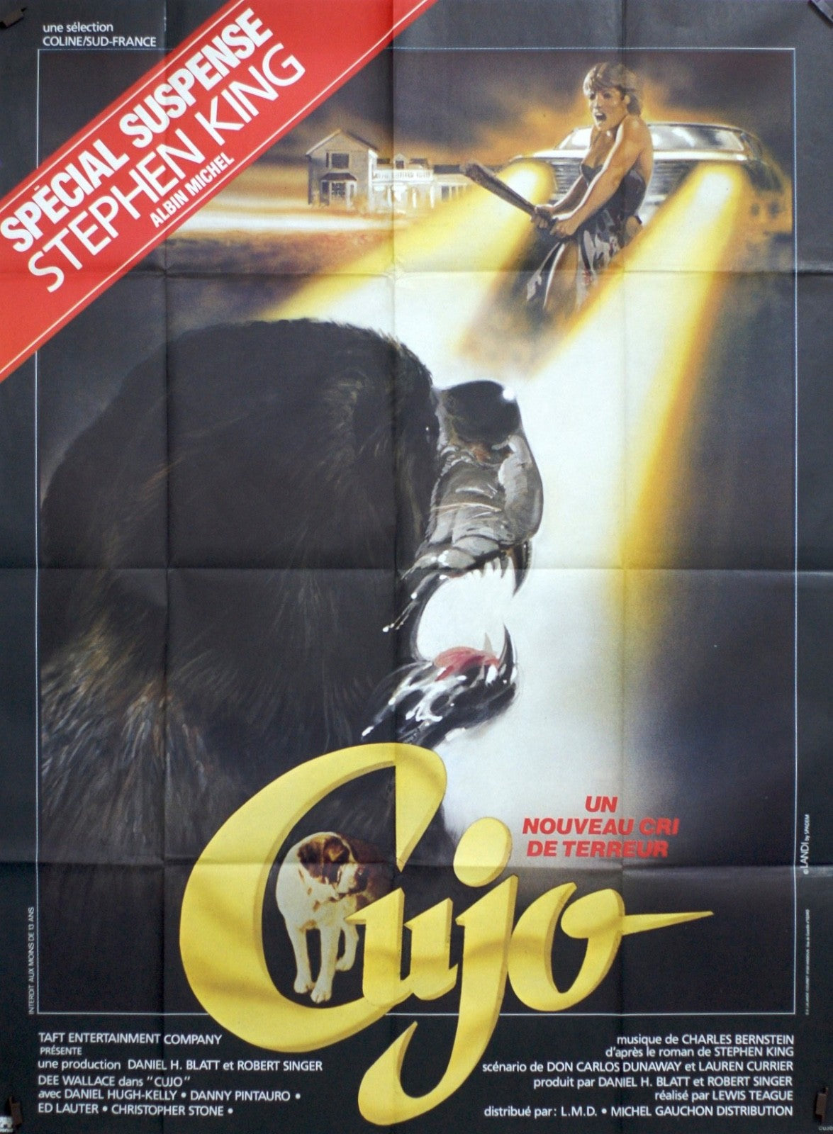 CUJO STEPHEN KING MOVIE POSTER ORIGINAL 120X160