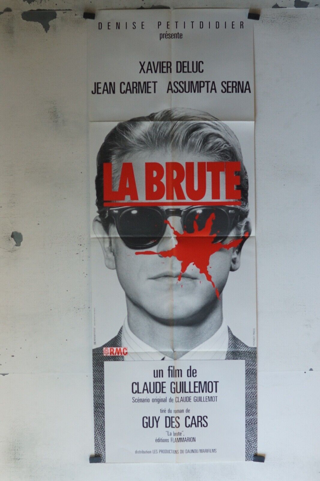 LA BRUTE ORIGINAL MOVIE POSTER 60X160 JEAN CARMET