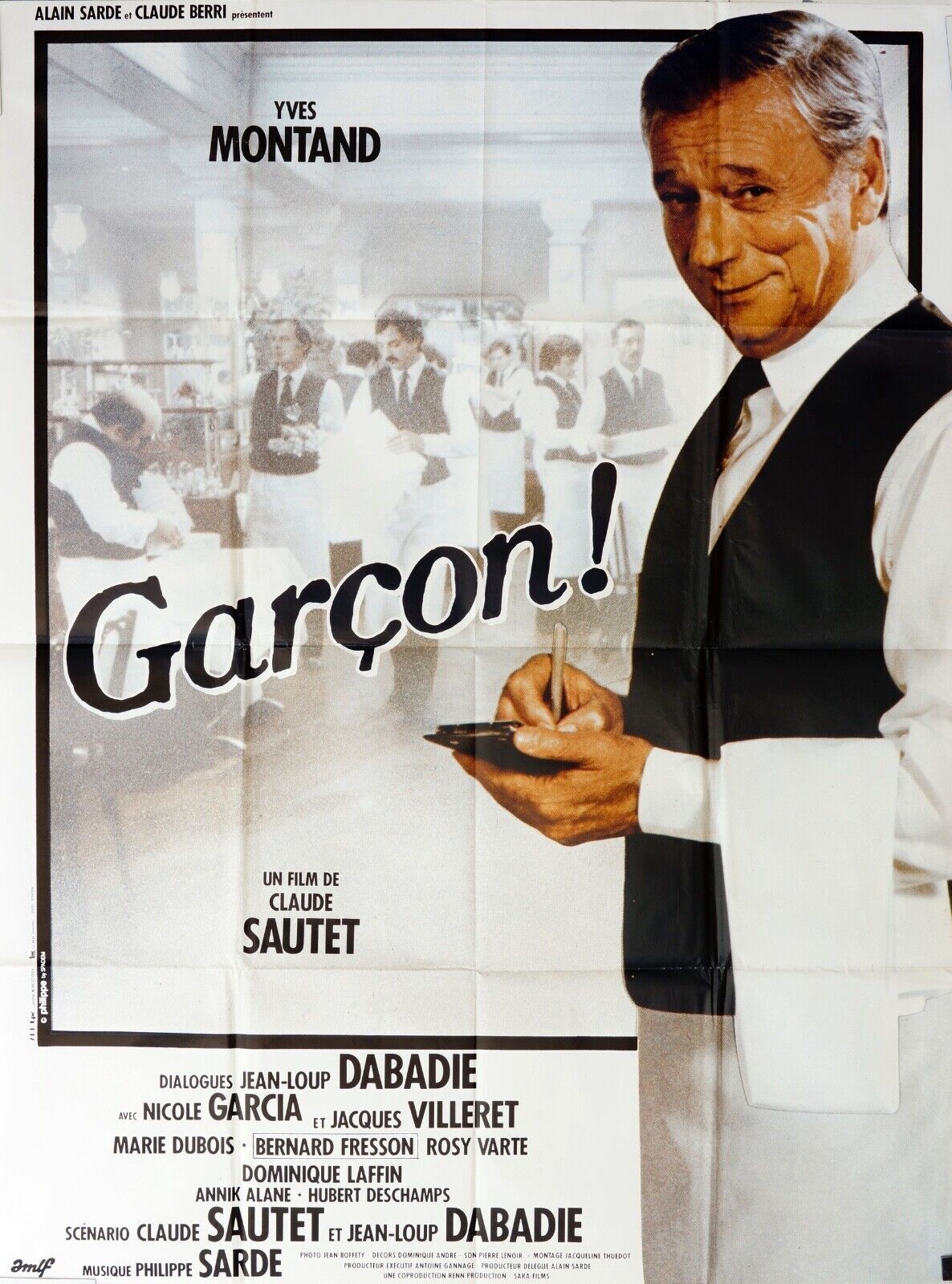 GARÇON ! MOVIE POSTER ORIGINAL 120x160