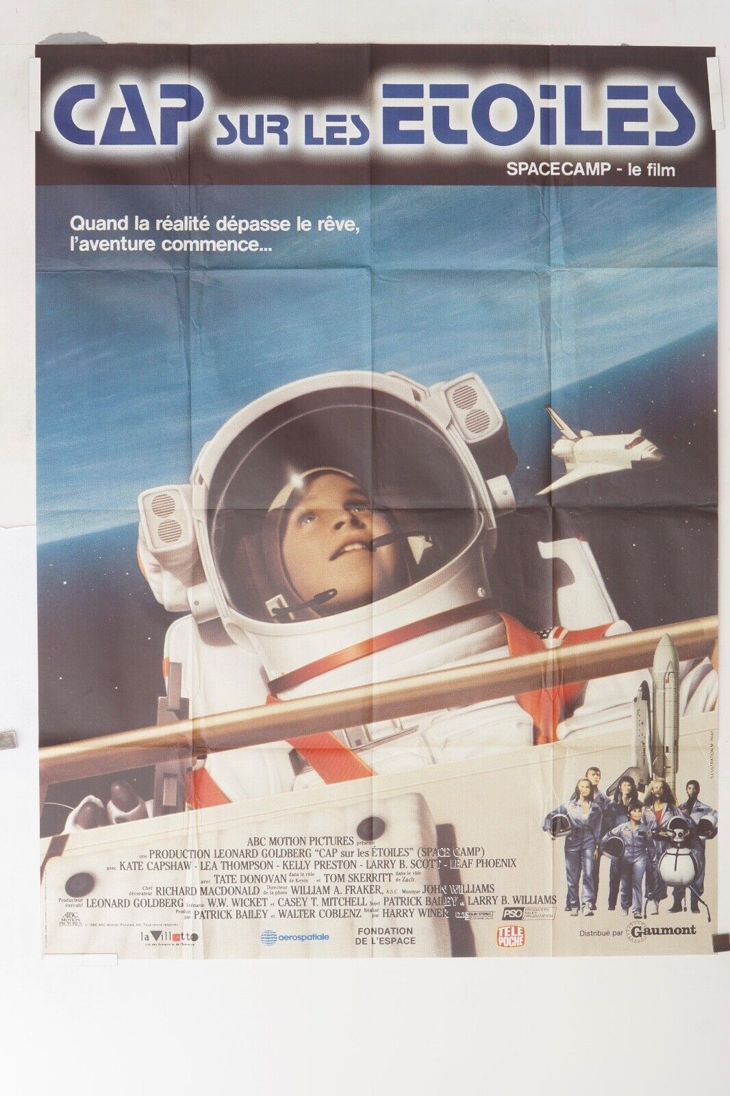 CAP SUR LES ÉTOILES MOVIE POSTER ORIGINAL 120x160 KATE CAPSHAW