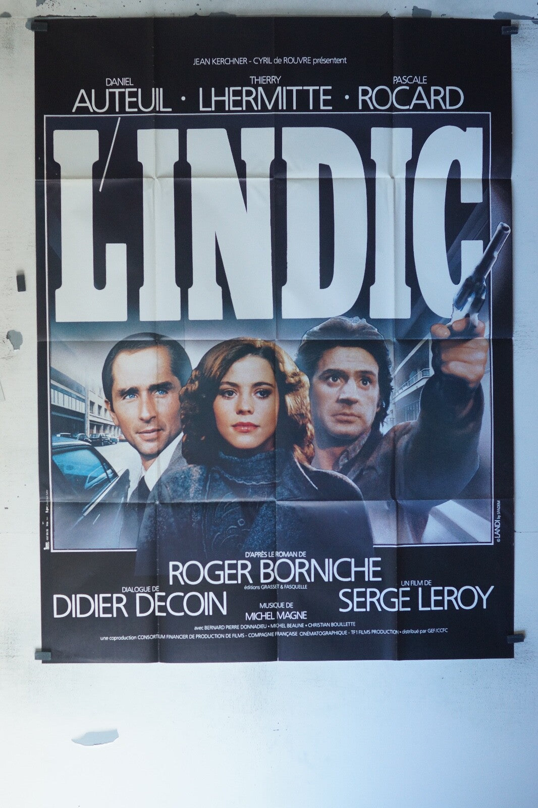 L’INDIC MOVIE POSTER ORIGINAL 120x160 DANIEL AUTEUIL
