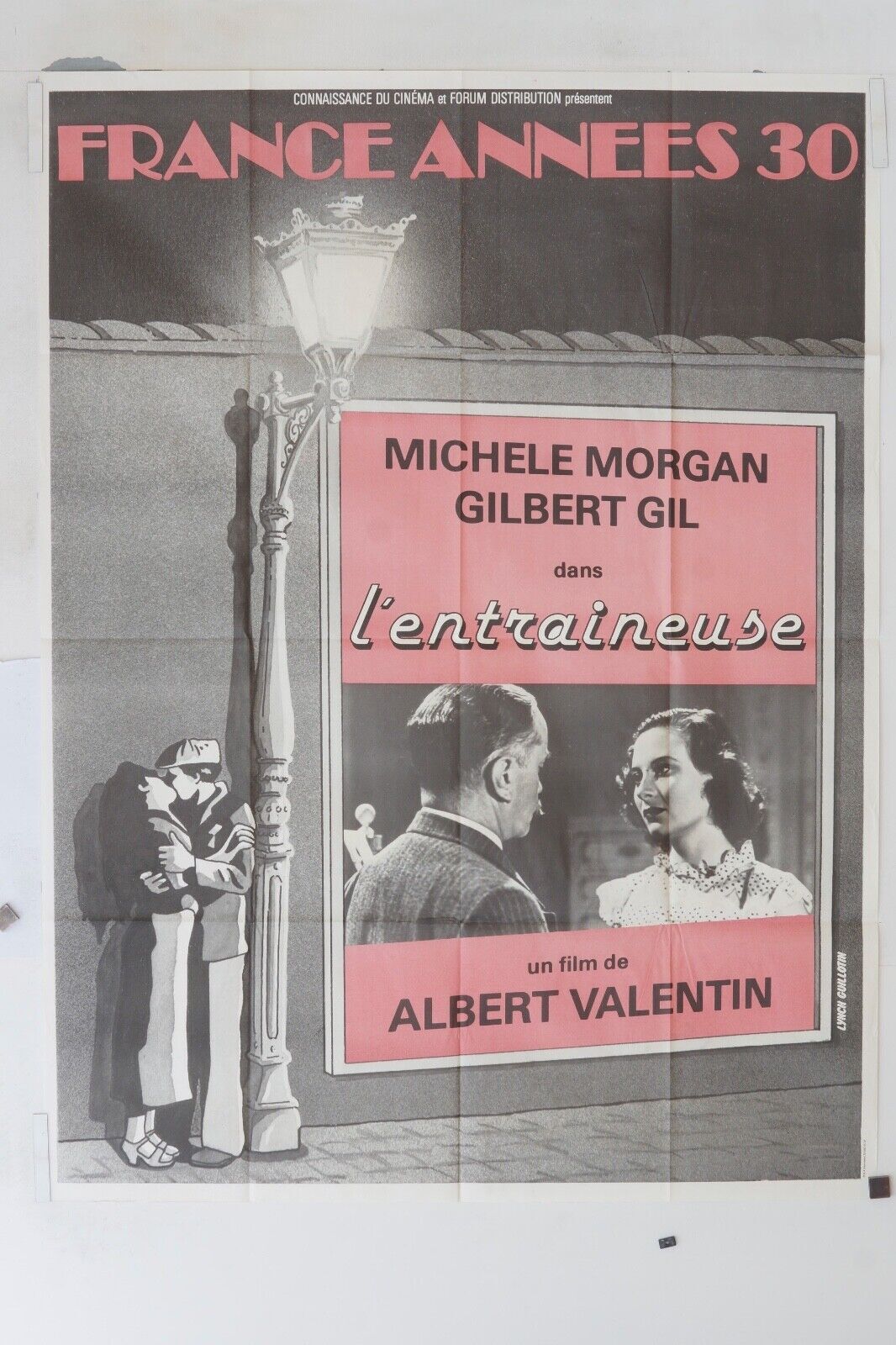 L’ENTRAINEUSE MOVIE POSTER ORIGINAL 120x160 MICHEL MORGAN