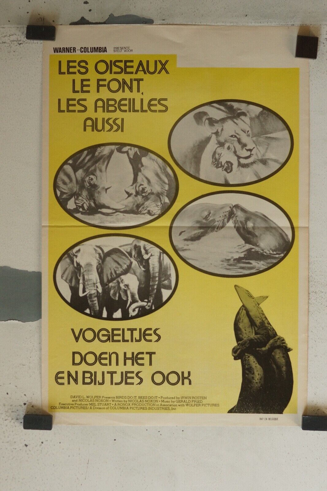 LES OISEAUX FONT LES ABEILLES AUSSI MOVIE POSTER ORIGINAL (55X37)