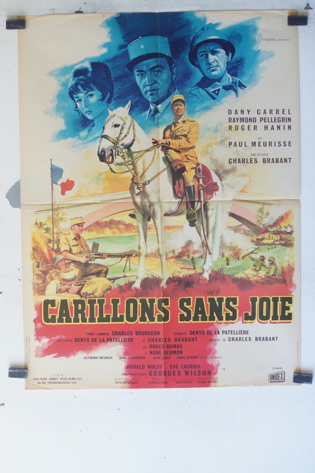 CARILLONS SANS JOIE Movieposter ORIGINAL 60x80 Dany Carrel , Raymond Pellegrin