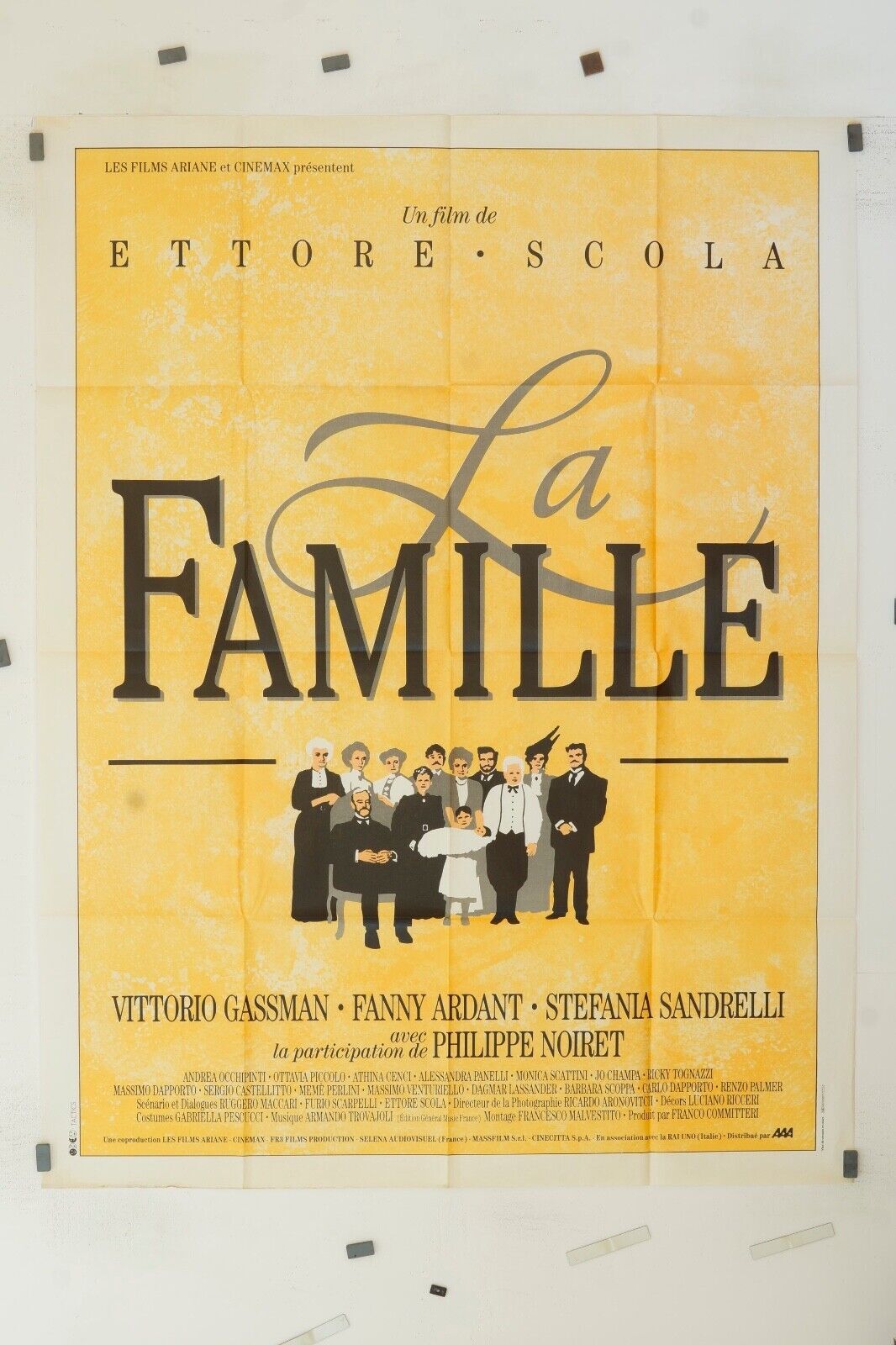 LA FAMILLE MOVIE POSTER ORIGINAL (120x160) ETTORE SCOLA