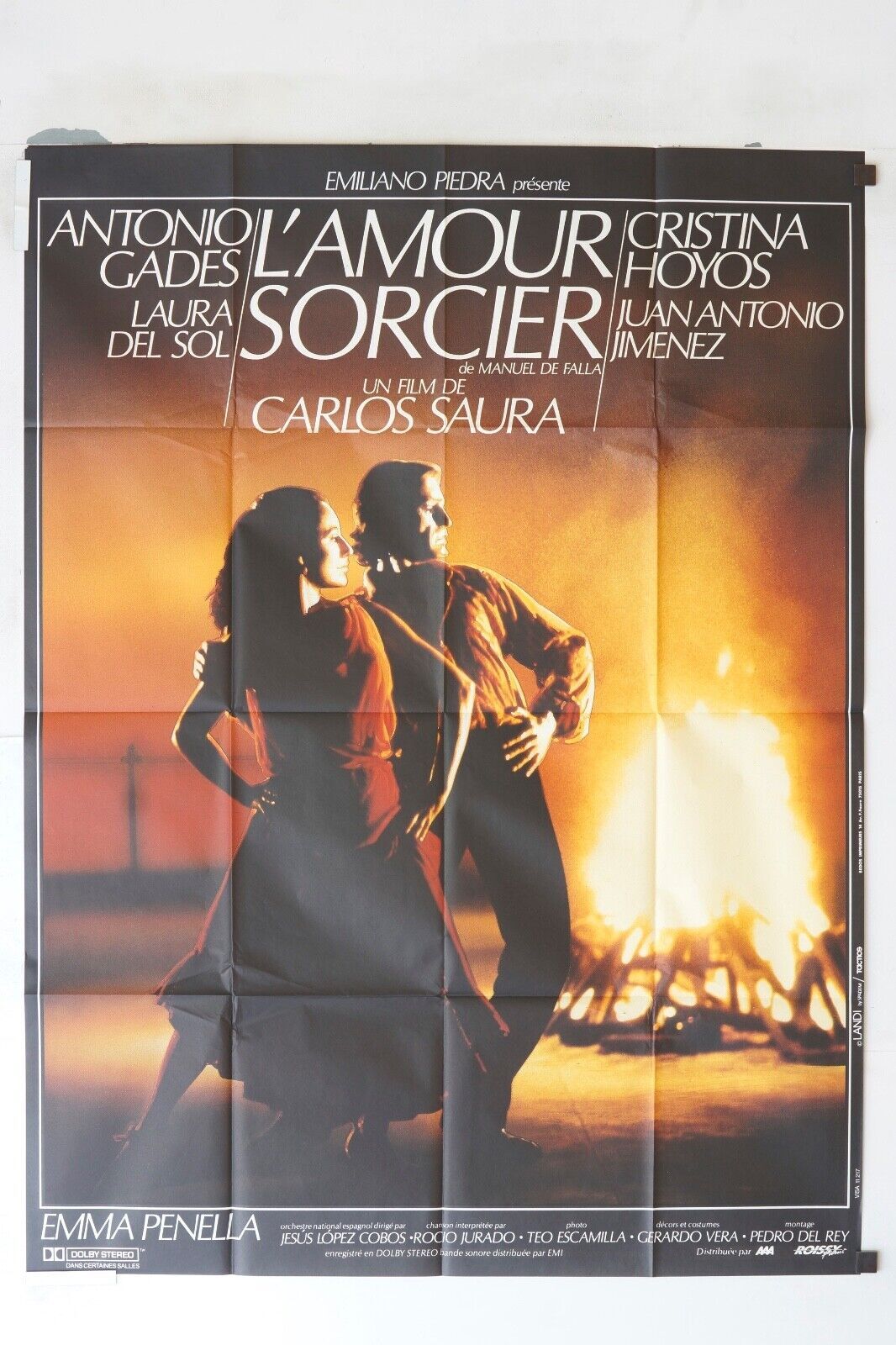 L’AMOUR SORCIER MOVIE POSTER ORIGINAL 120x160 LUCA BERCOVICI