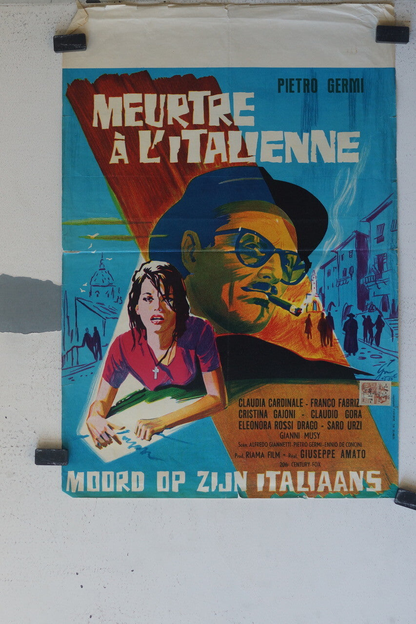 MEURTRE À L'ITALIENNE MOVIE POSTER ORIGINAL (40X60)