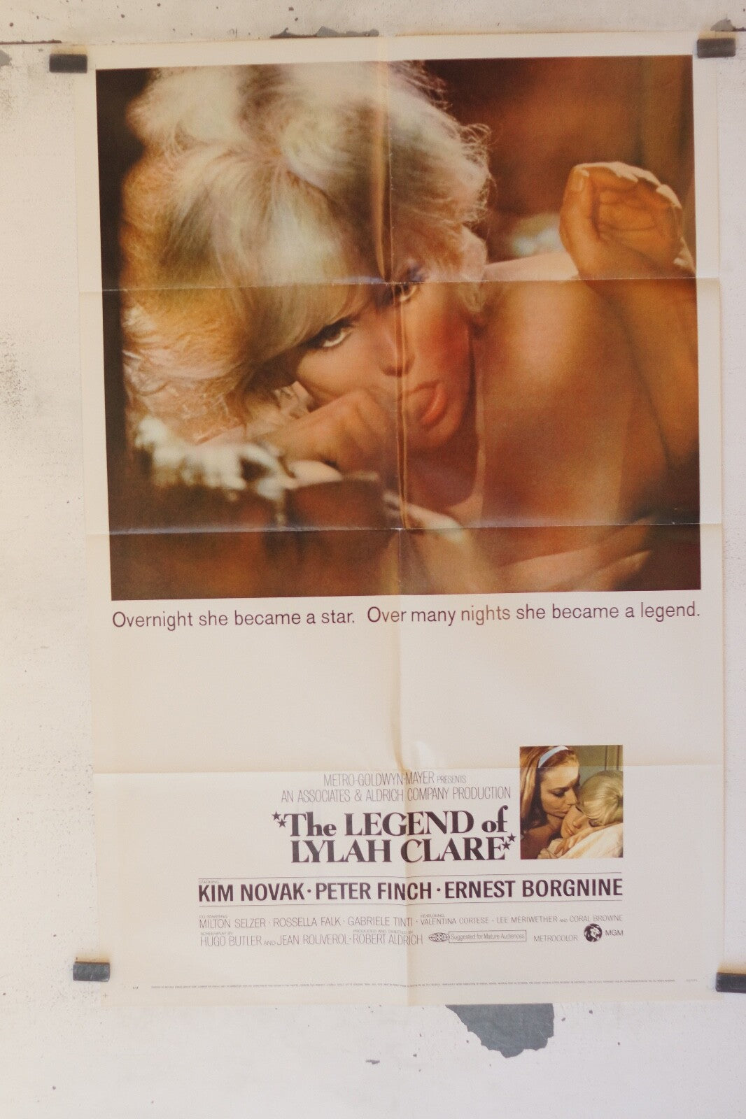 THE LEGEND OF LYLAH CLARE (70X100) ORIGINAL MOVIE POSTER KIM NOVAK – PETER