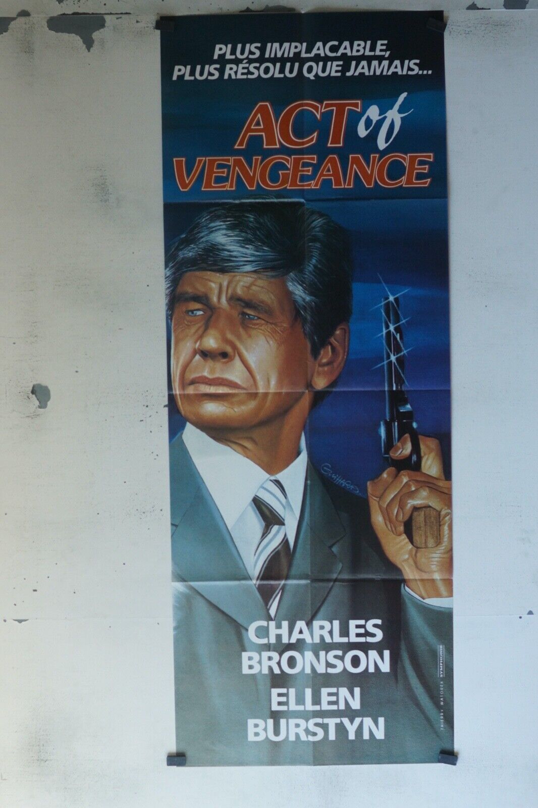ACT OF VENGEANCE, POSTER ORIGINAL 60x160, CHARLES BRONSON