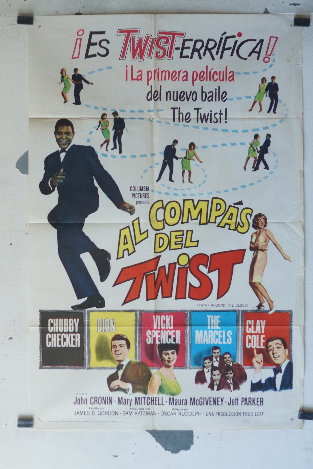 AL COMPAS DEL TWIST MOVIE POSTER 73x105 Dion , Vicki Spencer