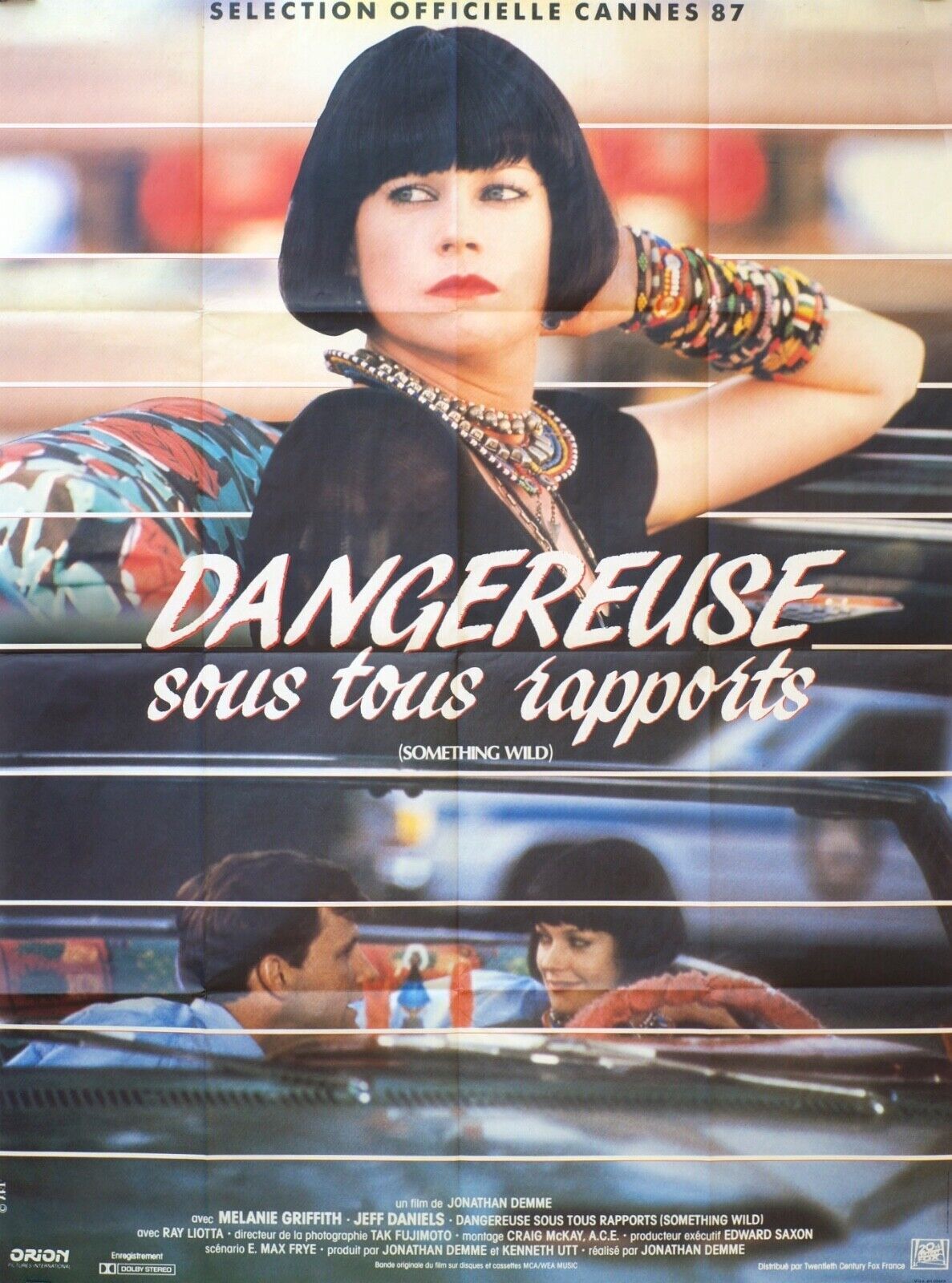DANGEUREUSE SOUS TOUS RAPPORTS POSTER ORIGINAL 120x160 MELANIE GRIFFITH